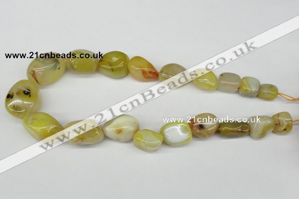 CNG65 15.5 inches 10*15mm - 20*30mm nuggets agate gemstone beads