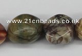 CNG66 15.5 inches 14*16mm - 25*35mm nuggets picasso jasper beads