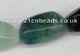 CNG68 15.5 inches 10*16mm - 25*35mm nuggets fluorite gemstone beads