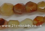 CNG680 15.5 inches 10*14mm - 13*18mm faceted nuggets agate beads