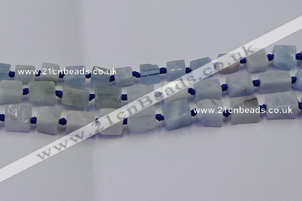 CNG6800 15.5 inches 5*8mm - 8*12mm nuggets aquamarine beads