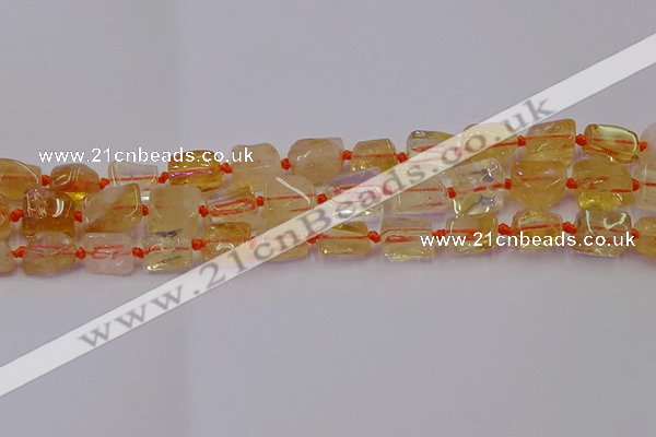 CNG6803 15.5 inches 5*8mm - 8*12mm nuggets citrine beads