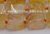 CNG6804 15.5 inches 8*12mm - 10*16mm nuggets citrine beads