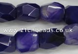 CNG681 15.5 inches 13*18mm - 15*20mm faceted nuggets agate beads