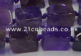 CNG6819 15.5 inches 8*12mm - 10*16mm nuggets amethyst beads