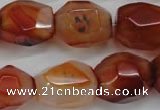 CNG685 15.5 inches 15*18mm - 18*20mm faceted nuggets agate beads