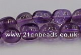 CNG6853 15.5 inches 8*12mm - 10*14mm nuggets amethyst beads