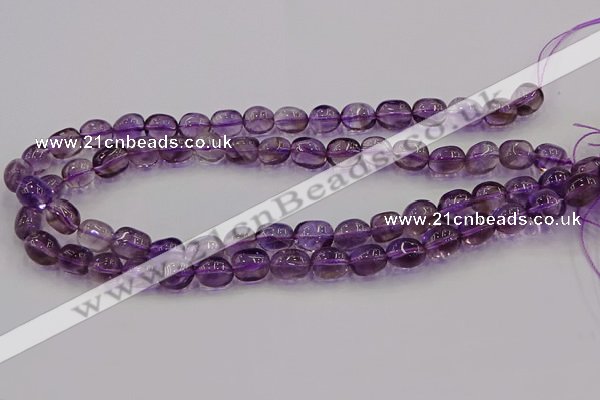 CNG6853 15.5 inches 8*12mm - 10*14mm nuggets amethyst beads