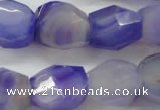 CNG686 15.5 inches 15*18mm - 18*20mm faceted nuggets agate beads