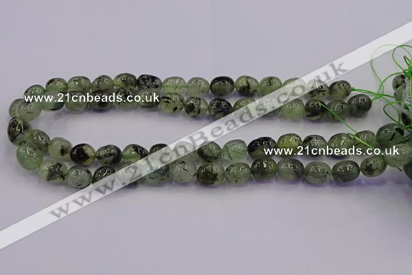 CNG6865 15.5 inches 8*12mm - 10*14mm nuggets prehnite beads