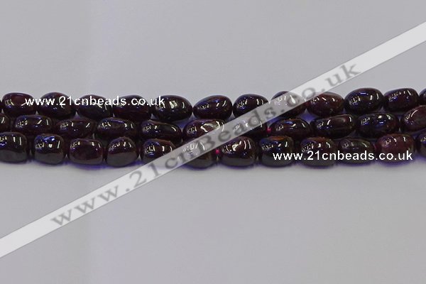 CNG6874 15.5 inches 8*12mm - 10*14mm nuggets garnet beads