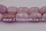 CNG6877 15.5 inches 8*12mm - 10*14mm nuggets pink kunzite beads