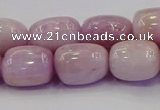 CNG6878 15.5 inches 12*16mm - 13*18mm nuggets pink kunzite beads