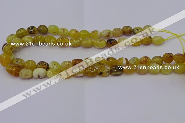CNG6880 15.5 inches 8*12mm - 10*14mm nuggets yellow opal beads