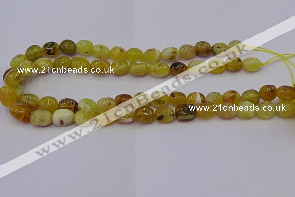 CNG6880 15.5 inches 8*12mm - 10*14mm nuggets yellow opal beads