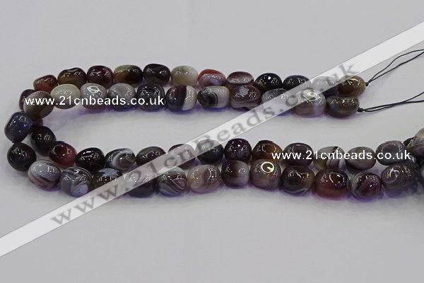 CNG6883 15.5 inches 8*12mm - 10*14mm nuggets botswana agate beads