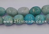 CNG6908 15.5 inches 8*12mm - 10*14mm nuggets amazonite beads