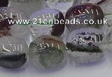 CNG6913 15.5 inches 13*18mm - 15*20mm nuggets green phantom quartz beads