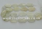CNG6927 20*30mm - 35*45mm faceted freeform white moonstone beads