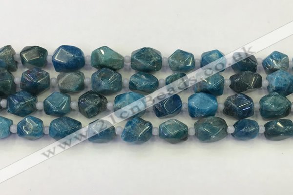 CNG6968 15.5 inches 10*11mm - 12*16mm faceted nuggets apatite beads