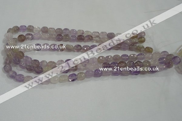 CNG700 15.5 inches 8*10mm nuggets amethyst beads wholesale