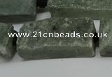 CNG7019 15.5 inches 10*28mm - 12*30mm freeform druzy agate beads