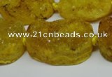 CNG7022 15.5 inches 20*28mm - 25*35mm freeform druzy agate beads