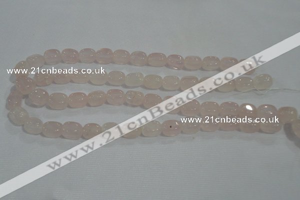 CNG704 15.5 inches 10*14mm nuggets rose quartz beads wholesale