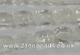 CNG705 15.5 inches 10*14mm nuggets white crystal beads wholesale