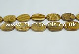 CNG7053 15.5 inches 20*30mm - 22*35mm freeform picture jasper beads