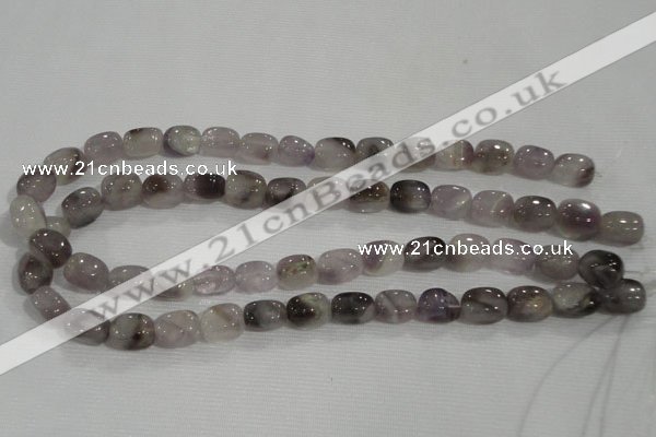 CNG706 15.5 inches 10*14mm nuggets amethyst beads wholesale