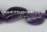 CNG71 15.5 inches 10*16mm - 25*35mm nuggets amethyst gemstone beads