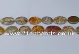 CNG7111 15.5 inches 18*25mm - 20*33mm freeform birdeye rhyolite beads