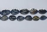 CNG7116 15.5 inches 20*25mm - 30*40mm freeform blue dumortierite beads