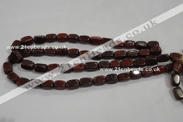 CNG720 15.5 inches 10*15mm nuggets Chinese red jasper beads