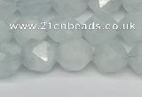 CNG7261 15.5 inches 8mm faceted nuggets aquamarine beads