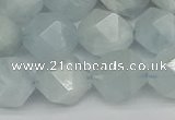 CNG7263 15.5 inches 12mm faceted nuggets aquamarine beads