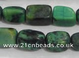 CNG727 15.5 inches 15*20mm nuggets pine turquoise beads wholesale