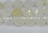 CNG7286 15.5 inches 8mm faceted nuggets white moonstone beads