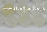 CNG7288 15.5 inches 12mm faceted nuggets white moonstone beads