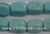 CNG730 15.5 inches 15*18mm nuggets synthetic turquoise beads wholesale