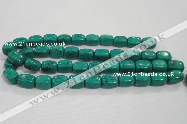 CNG731 15.5 inches 15*18mm nuggets synthetic turquoise beads wholesale