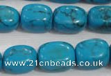 CNG732 15.5 inches 13*18mm nuggets synthetic turquoise beads wholesale