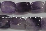 CNG733 15.5 inches 13*18mm nuggets amethyst beads wholesale