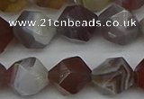 CNG7348 15.5 inches 12mm faceted nuggets botswana agate beads