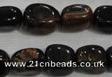 CNG739 15.5 inches 13*18mm nuggets blue tiger eye beads wholesale