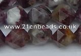 CNG7412 15.5 inches 10mm faceted nuggets tourmaline beads