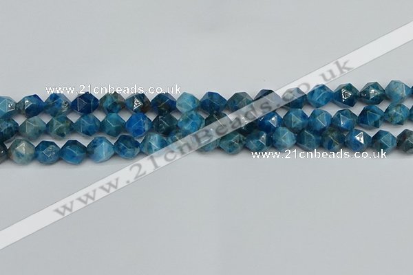 CNG7431 15.5 inches 8mm faceted nuggets apatite gemstone beads