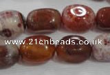 CNG748 15.5 inches 13*18mm nuggets fire agate beads wholesale