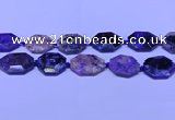 CNG7516 15.5 inches 25*35mm - 30*40mm faceted freeform charoite beads